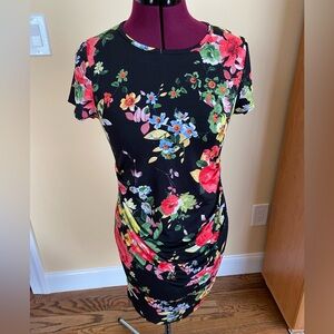 Sol & Cielo Women's Sleeveless Baby Bump Floral Dress Size Medium